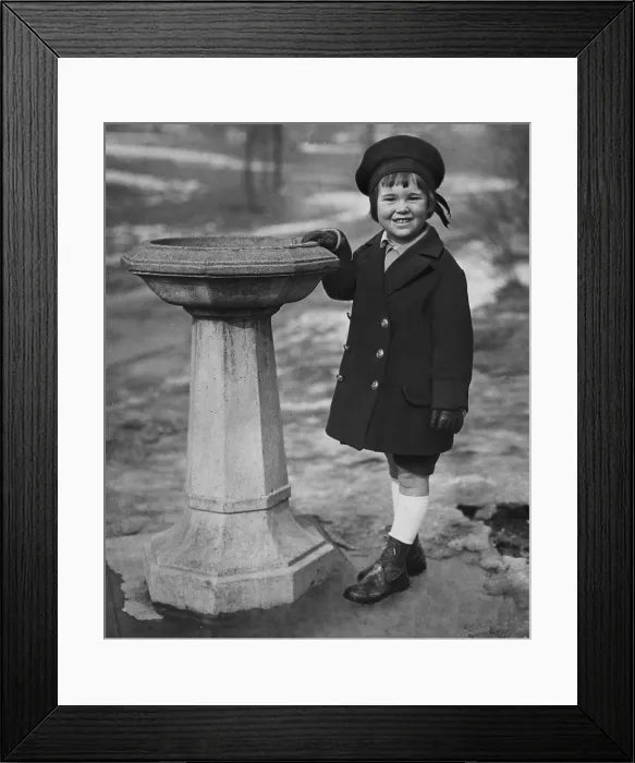 Framed Print : Gloria Laura Vanderbilt as a 4-year old child Framed Print : Gloria Laura Vanderbilt as a 4-year old child