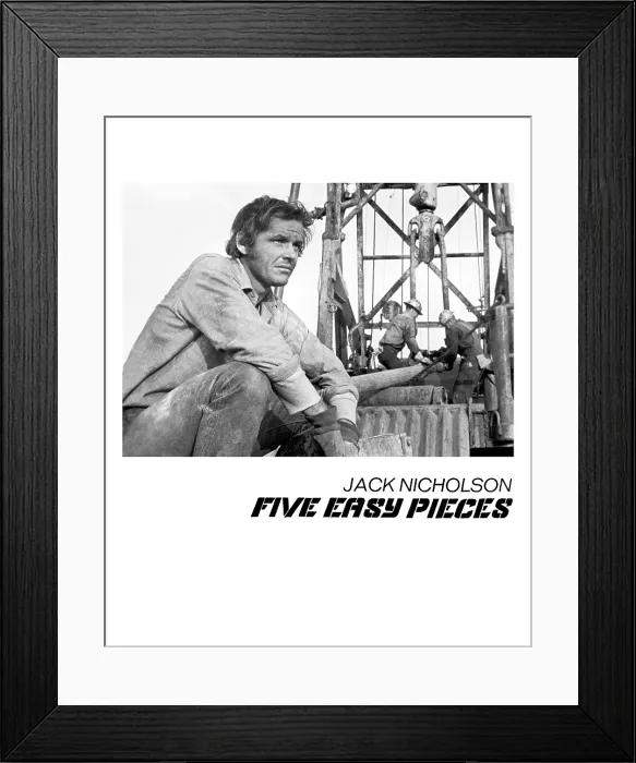 Framed Print : FIVE EASY PIECES, Jack Nicholson, 1970 Framed Print : FIVE EASY PIECES, Jack Nicholson, 1970
