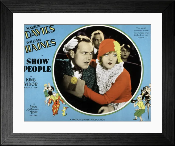 Framed Print : SHOW PEOPLE, William Haines, Marion Davies, 1928 Framed Print : SHOW PEOPLE, William Haines, Marion Davies, 1928