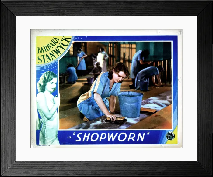 Framed Print : SHOPWORN, Barbara Stanwyck, 1932