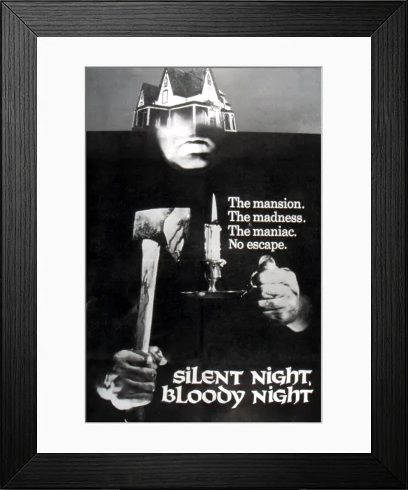 Framed Print : SILENT NIGHT, BLOODY NIGHT, 1974 Framed Print : SILENT NIGHT, BLOODY NIGHT, 1974