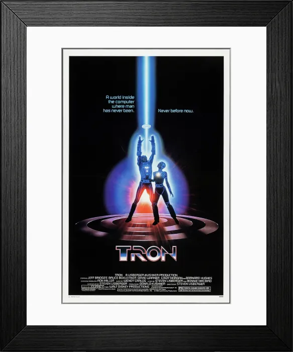 Framed Print : TRON, 1982 Framed Print : TRON, 1982