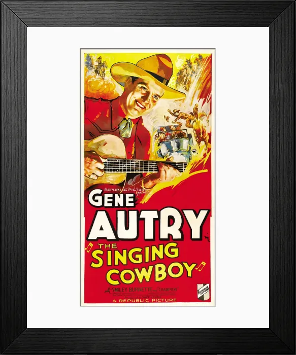 Framed Print : THE SINGING COWBOY, Gene Autry, 1936