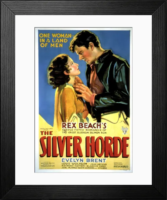 Framed Print : THE SILVER HORDE, Evelyn Brent, Joel McCrea, 1930 Framed Print : THE SILVER HORDE, Evelyn Brent, Joel McCrea, 1930