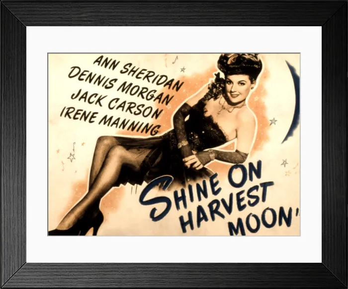 Framed Print : SHINE ON HARVEST MOON, Ann Sheridan, 1944 Framed Print : SHINE ON HARVEST MOON, Ann Sheridan, 1944