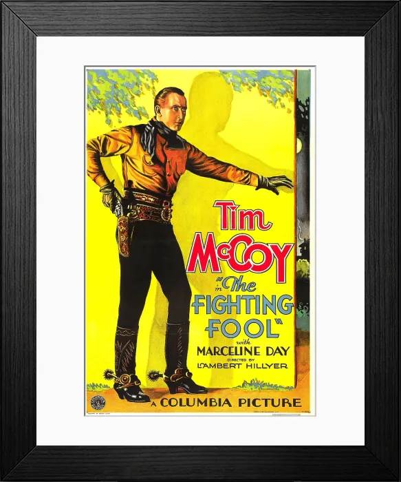Framed Print : THE FIGHTING FOOL, Tim McCoy, 1932 Framed Print : THE FIGHTING FOOL, Tim McCoy, 1932