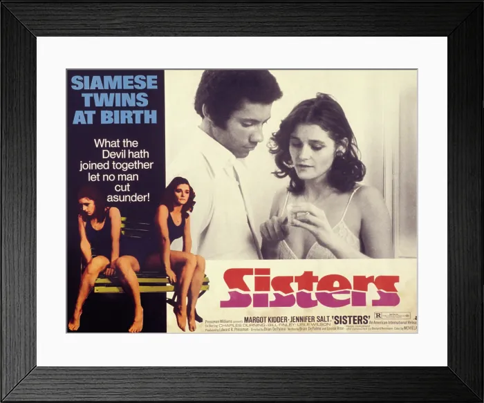 Framed Print : SISTERS, Lisle Wilson, Margot Kidder, 1973