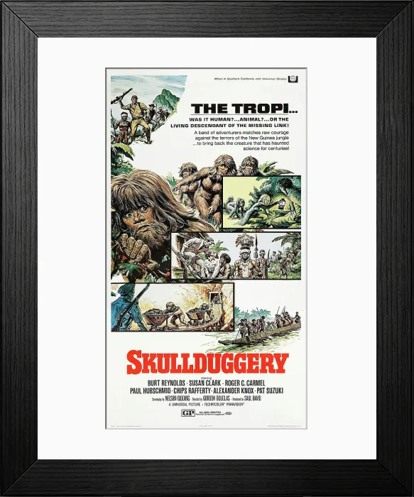 Framed Print : SKULLDUGGERY, US poster art, 1970