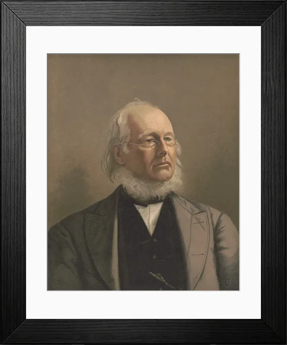 Framed Print : Horace Greeley, as the Liberal Republican Party presidential candidate in the 1872 election Framed Print : Horace Greeley, as the Liberal Republican Party presidential candidate in the 1872 election