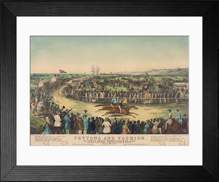 Framed Print : Peytona and Fashion's great match for $20, 000
