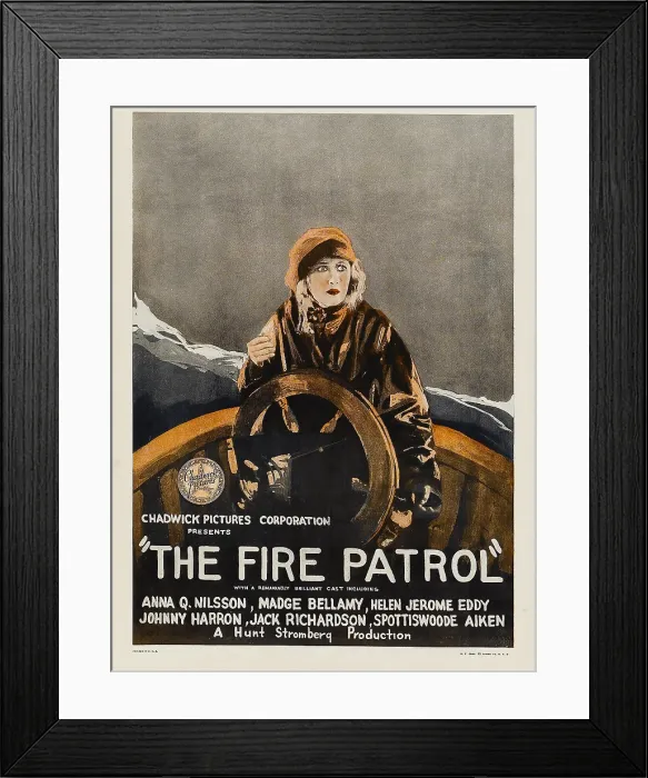 Framed Print : THE FIRE PATROL, Anna Q. Nilsson, 1924