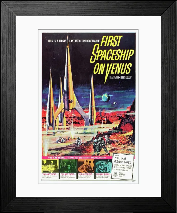 Framed Print : FIRST SPACESHIP ON VENUS, (aka DER SCHWEIGENDE STERN), 1960
