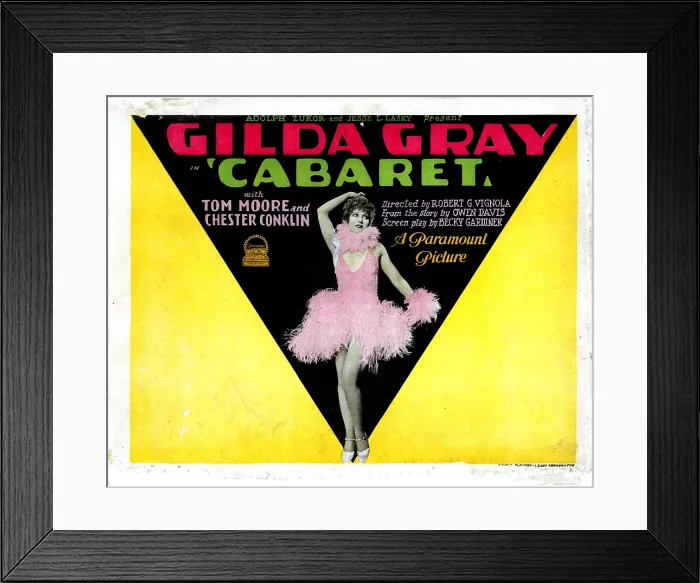 Framed Print : CABARET, Gilda Gray, 1927