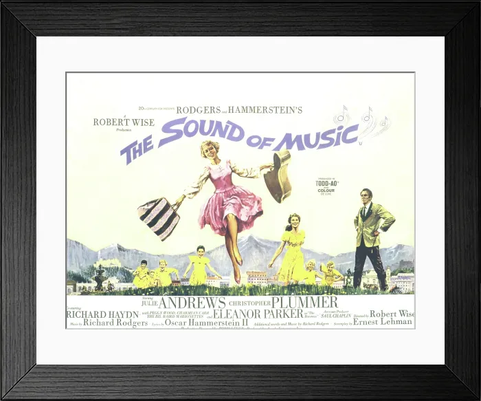 Framed Print : THE SOUND OF MUSIC, Julie Andrews, Christopher Plummer, 1965. TM and Copyright (c) 20th Century Fox Film Corp. All rights reserved Framed Print : THE SOUND OF MUSIC, Julie Andrews, Christopher Plummer, 1965. TM and Copyright (c) 20th Century Fox Film Corp. All rights reserved