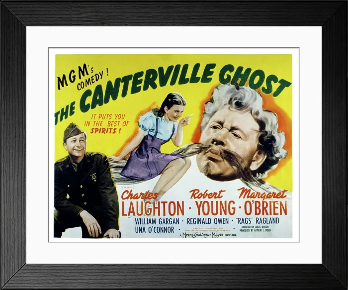 Framed Print : THE CANTERVILLE GHOST, Robert Young, Margaret O'Brien, Charles Laughton, 1944