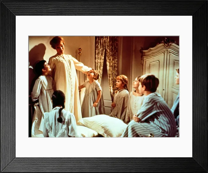 Framed Print : THE SOUND OF MUSIC, Julie Andrews, 1965. TM and Copyright (c) 20th Century Fox Film Corp. All rights reserved