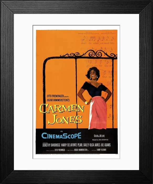 Framed Print : CARMEN JONES, Dorothy Dandridge, 1954. TM and Copyright 20th Century Fox Film Corp. All rights reserved Framed Print : CARMEN JONES, Dorothy Dandridge, 1954. TM and Copyright 20th Century Fox Film Corp. All rights reserved