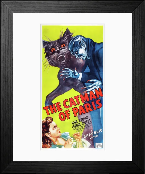 Framed Print : THE CATMAN OF PARIS, 1946 Framed Print : THE CATMAN OF PARIS, 1946