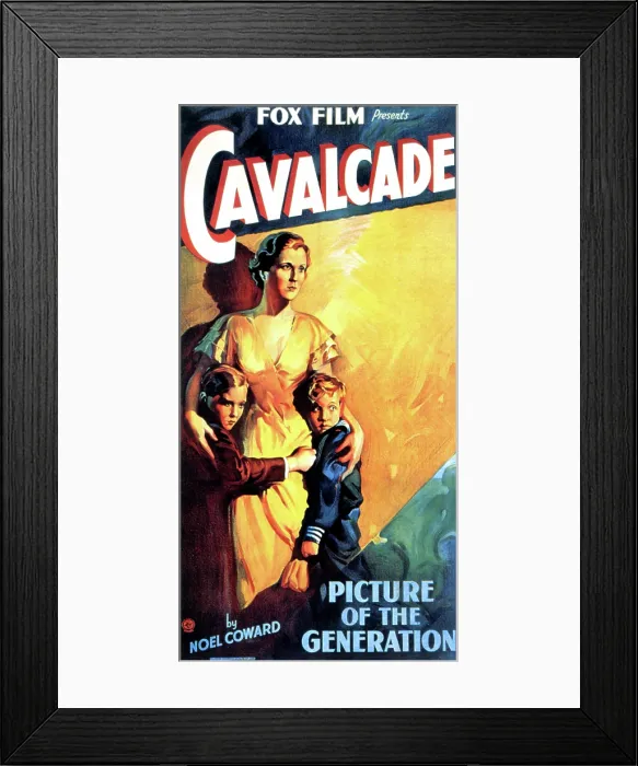 Framed Print : CAVALCADE, (poster art), 1933, TM and Copyright 20th Century Fox Film Corp. All rights reserved, Courtesy: Everett Collection