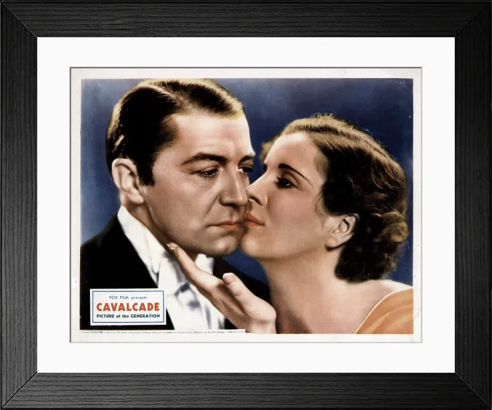 Framed Print : CAVALCADE, from left, Clive Brook, Diana Wynyard, 1933, TM and Copyright 20th Century-Fox Film Corp. All Rights Reserved