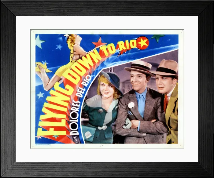 Framed Print : FLYING DOWN TO RIO, from left, Ginger Rogers, Fred Astaire, Gene Raymond, 1933 Framed Print : FLYING DOWN TO RIO, from left, Ginger Rogers, Fred Astaire, Gene Raymond, 1933
