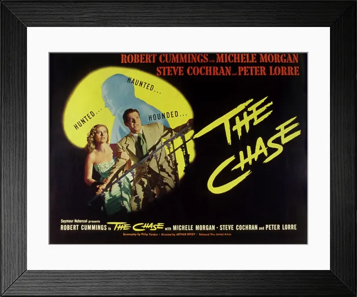 Framed Print : THE CHASE, Michele Morgan, Peter Lorre, Robert Cummings, 1946