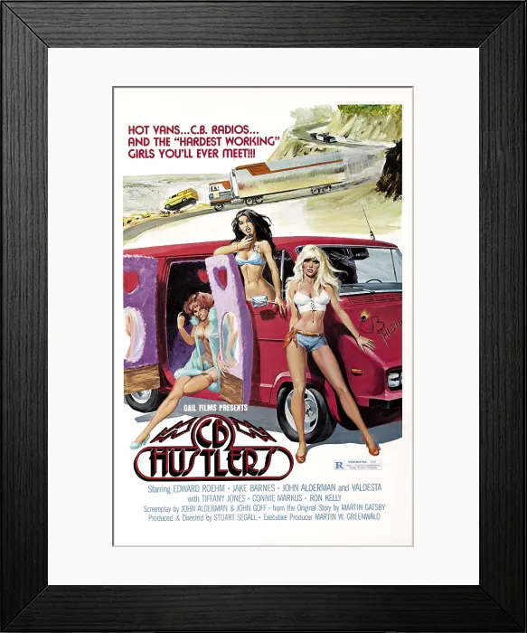 Framed Print : C.B. HUSTLERS, Valdesta, Uschi Digard, Tiffany Jones, 1978