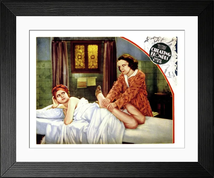 Framed Print : CHEATING BLONDES, Thelma Todd, 1933