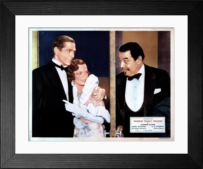 Framed Print : CHARLIE CHAN'S CHANCE, US lobbycard, Alexander Kirkland, Marian Nixon, Warner Oland, 1932, (c) 20th Century Fox, TM & Copyright / Courtesy: Everett Collection Framed Print : CHARLIE CHAN'S CHANCE, US lobbycard, Alexander Kirkland, Marian Nixon, Warner Oland, 1932, (c) 20th Century Fox, TM & Copyright / Courtesy: Everett Collection