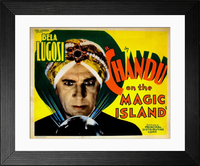 Framed Print : CHANDU ON THE MAGIC ISLAND, US poster, Bela Lugosi, 1935