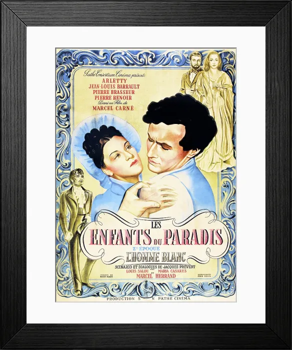 Framed Print : CHILDREN OF PARADISE, (aka LES ENFANTS DU PARADIS), Maria Casares, Jean-Louis Barrault, 1945