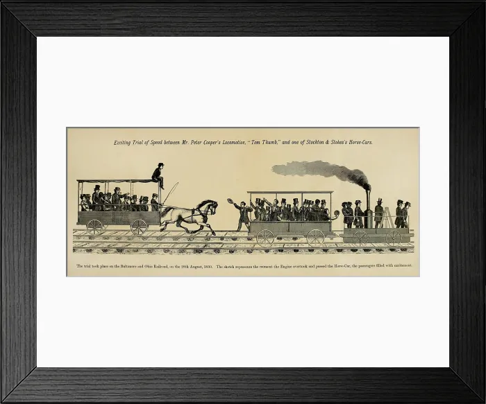 Framed Print : The Best Friend was built at the West Point Foundry Shops, in New York City, for the South Carolina Railroad Framed Print : The Best Friend was built at the West Point Foundry Shops, in New York City, for the South Carolina Railroad