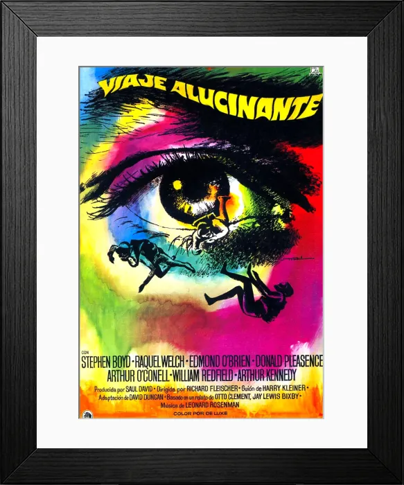 Framed Print : FANTASTIC VOYAGE, (aka VIAJE ALUCINANTE), Spanish poster art, 1966, TM and Copyright 20th Century Fox Film Corp. All rights reserved. / courtesy Everett Collection Framed Print : FANTASTIC VOYAGE, (aka VIAJE ALUCINANTE), Spanish poster art, 1966, TM and Copyright 20th Century Fox Film Corp. All rights reserved. / courtesy Everett Collection