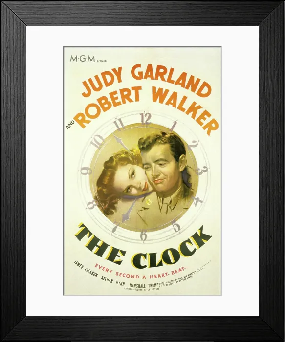 Framed Print : THE CLOCK, Judy Garland, Robert Walker, 1945 Framed Print : THE CLOCK, Judy Garland, Robert Walker, 1945