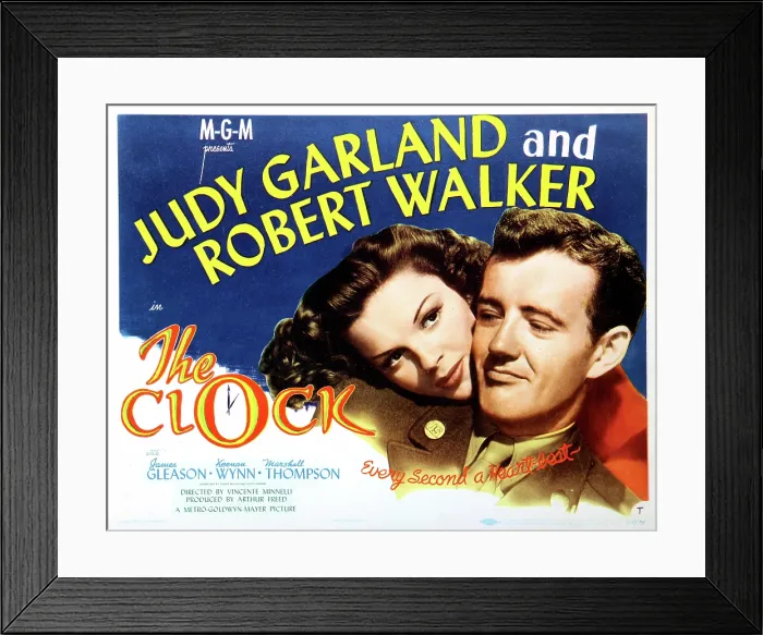 Framed Print : THE CLOCK, Judy Garland, Robert Walker, 1945 Framed Print : THE CLOCK, Judy Garland, Robert Walker, 1945