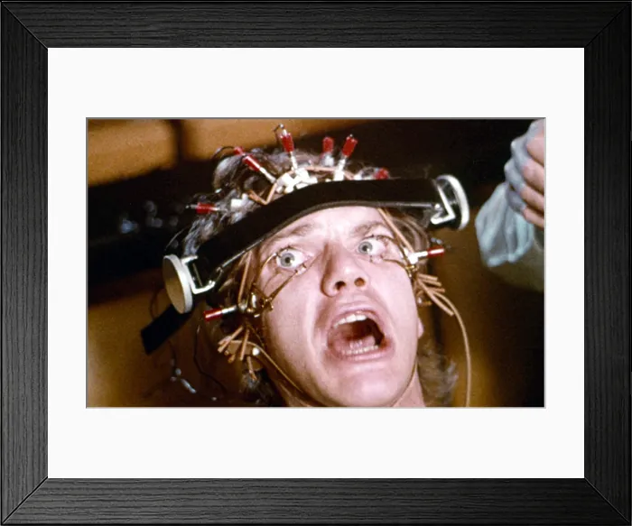 Framed Print : A CLOCKWORK ORANGE, Malcolm McDowell, 1971