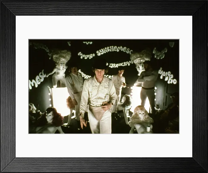 Framed Print : A CLOCKWORK ORANGE, Warren Clarke, Malcolm McDowell, James Marcus, 1971