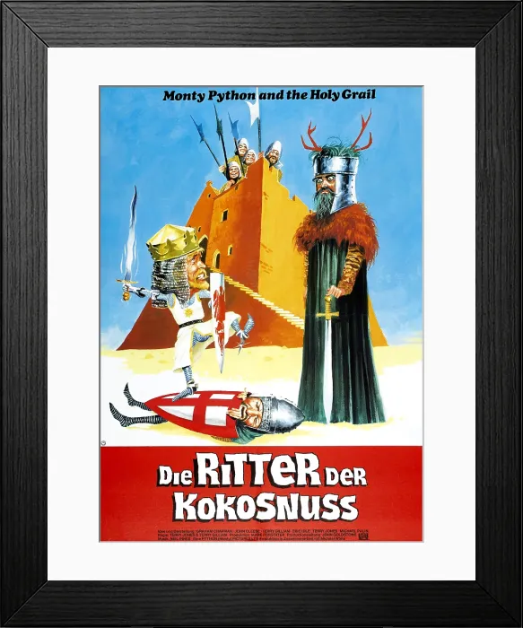 Framed Print : MONTY PYTHON AND THE HOLY GRAIL, 1975