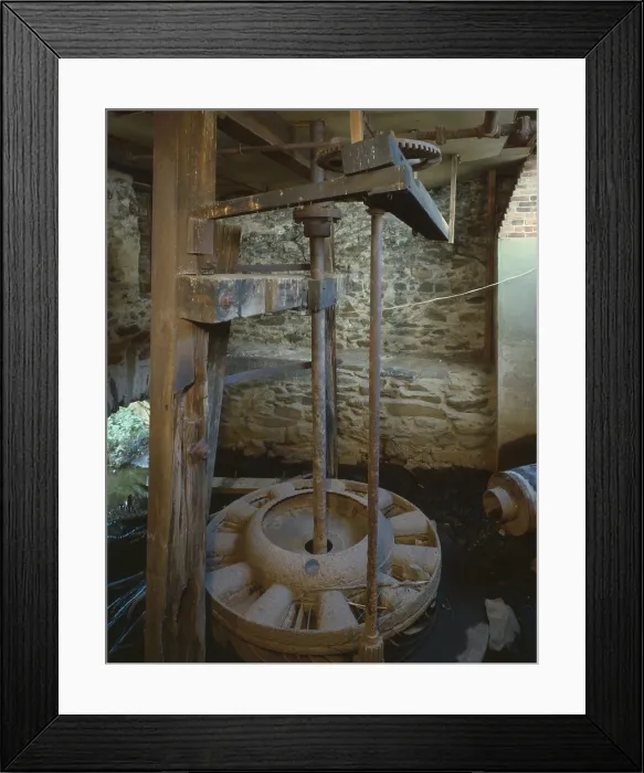 Framed Print : Slater Mill, Pawtucket, photographed from 1990