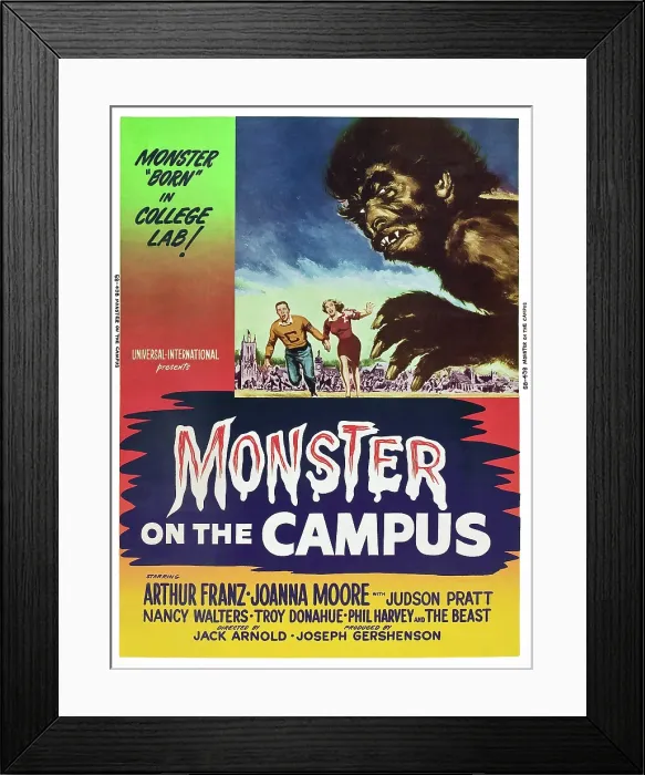 Framed Print : MONSTER ON THE CAMPUS, 1958 Framed Print : MONSTER ON THE CAMPUS, 1958