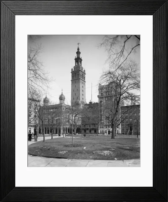 Framed Print : The second Madison Square Garden was located just off the northeast corner of Madison Square Park from 1890 to 1925