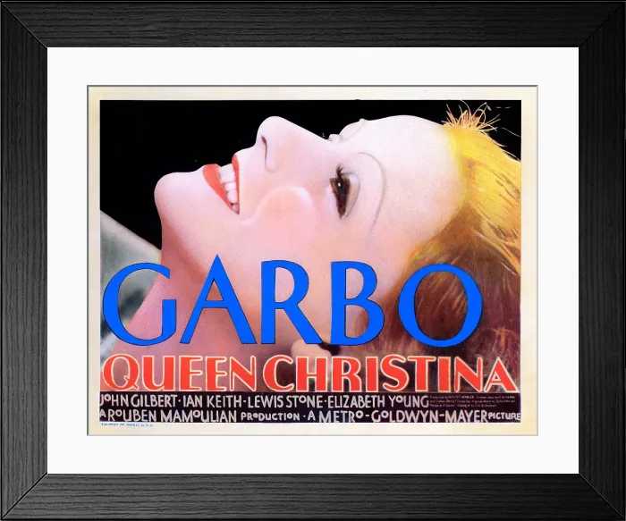 Framed Print : QUEEN CHRISTINA, Greta Garbo, 1933