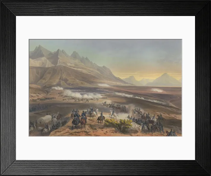 Framed Print : Mexican American War. The Battle of Buena Vista, Feb. 23-24, 1847, was the largest and deadliest battle of the war Framed Print : Mexican American War. The Battle of Buena Vista, Feb. 23-24, 1847, was the largest and deadliest battle of the war