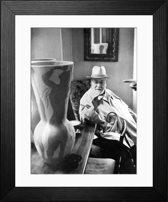 Framed Print : Henri Matisse, circa early 1950s. Courtesy: CSU Archives  /  Everett Collection