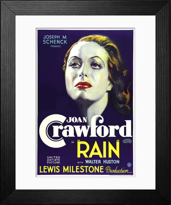 Framed Print : RAIN, Joan Crawford, 1932 Framed Print : RAIN, Joan Crawford, 1932
