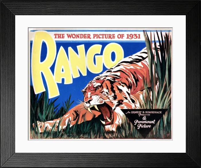 Framed Print : RANGO, 1931