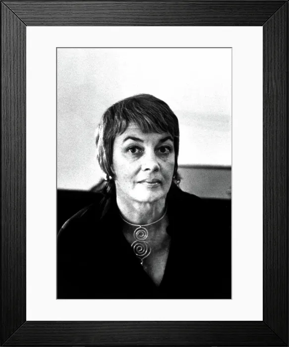Framed Print : ALICE ADAMS around the publication of FAMILIES AND SURVIVORS, 1976. Courtesy: CSU Archives  /  Everett Collection