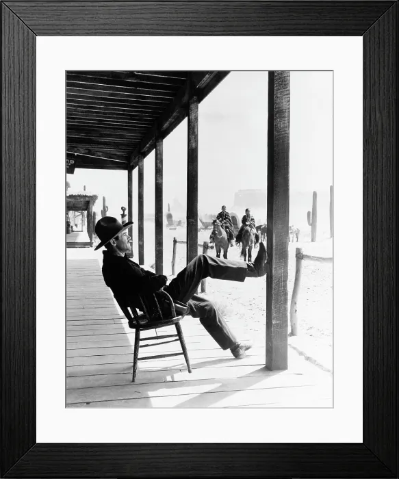 Framed Print : MY DARLING CLEMENTINE, Henry Fonda as Wyatt Earp, 1946. TM & 20th Century Fox. All rights reserved. / courtesy Everett Collection Framed Print : MY DARLING CLEMENTINE, Henry Fonda as Wyatt Earp, 1946. TM & 20th Century Fox. All rights reserved. / courtesy Everett Collection