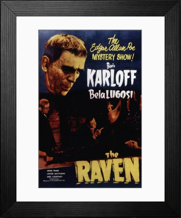 Framed Print : THE RAVEN, Boris Karloff, Bela Lugosi, 1935 Framed Print : THE RAVEN, Boris Karloff, Bela Lugosi, 1935