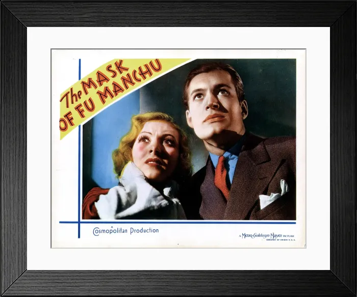 Framed Print : THE MASK OF FU MANCHU, from left, Karen Morley, Charles Starrett, 1932 Framed Print : THE MASK OF FU MANCHU, from left, Karen Morley, Charles Starrett, 1932